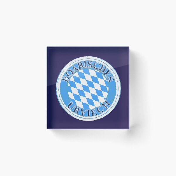 Item preview, Boarisches Urviech Bavarian Urviech - white-blue diamonds designed and sold by madrigenum.