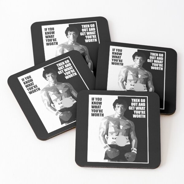 Item preview, Motivational Inspirational Quote |  If You Know What You're Worth Then Go Out And Get What You're Worth | Gym Workout Boxing Training designed and sold by Jangar.