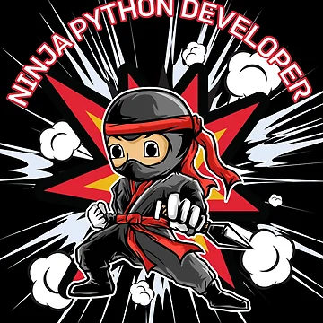 Artwork thumbnail, Ninja Python Developer - Funny by Programmer's Life and Humor
