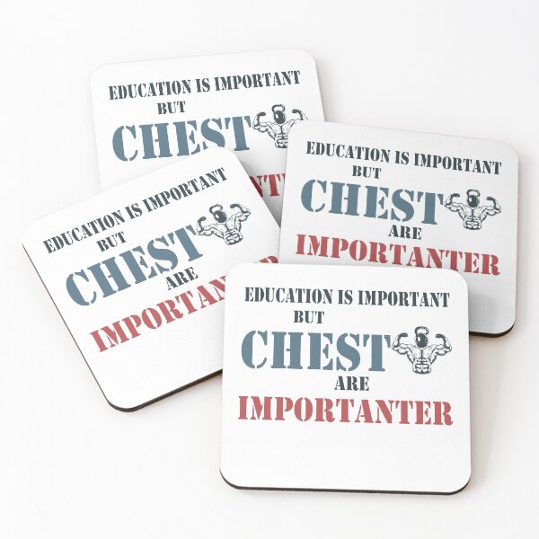 Item preview, Education Is Important But Chest Are Importanter designed and sold by YSNbr.