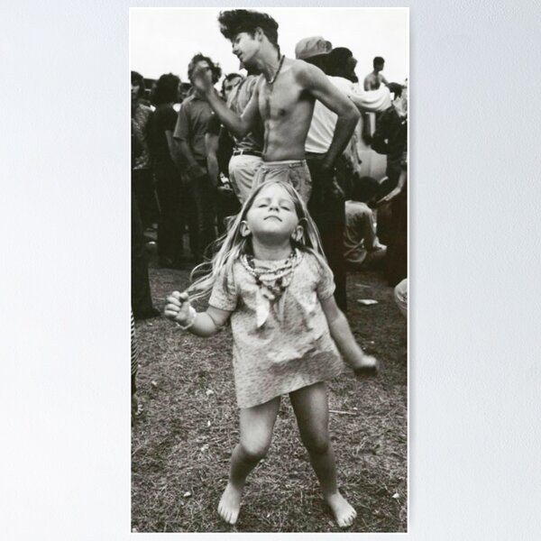 Item preview, Little Girl Dance At Woodstock designed and sold by Mildlove.