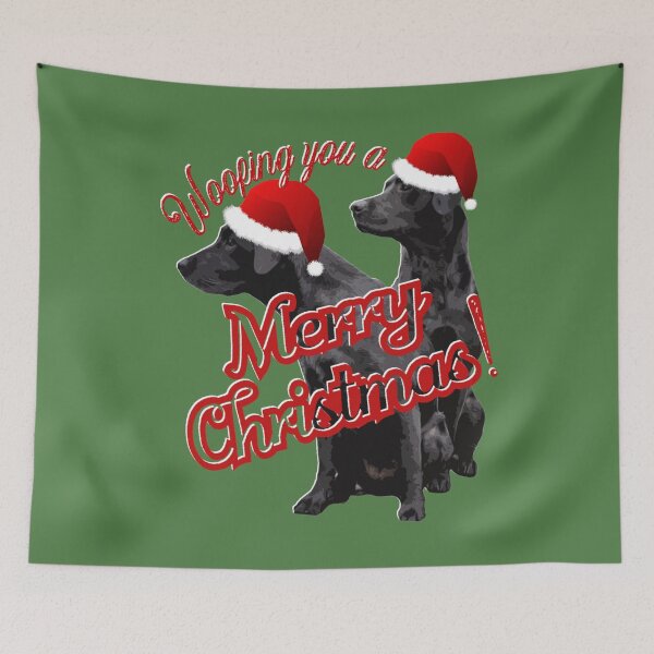 Item preview, Labrador Retriever Christmas Design, Merry Christmas Labradors designed and sold by LifeCrush.