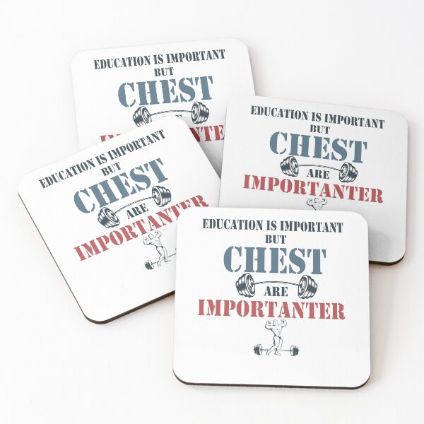 Item preview, Education Is Important But Chest Are Importanter designed and sold by YSNbr.
