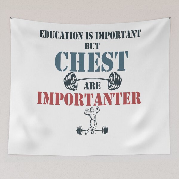 Item preview, Education Is Important But Chest Are Importanter designed and sold by YSNbr.