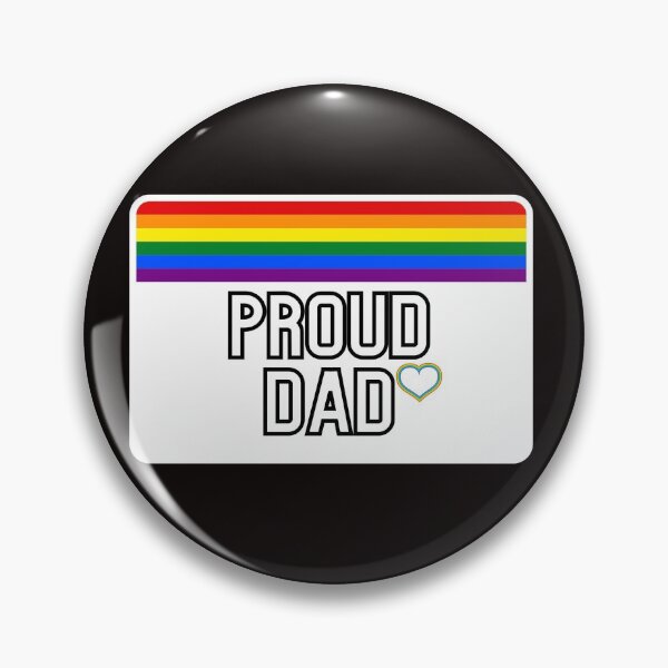 Item preview, 'Proud Dad' LGBTQ+ Parent Pride designed and sold by queertees4all.