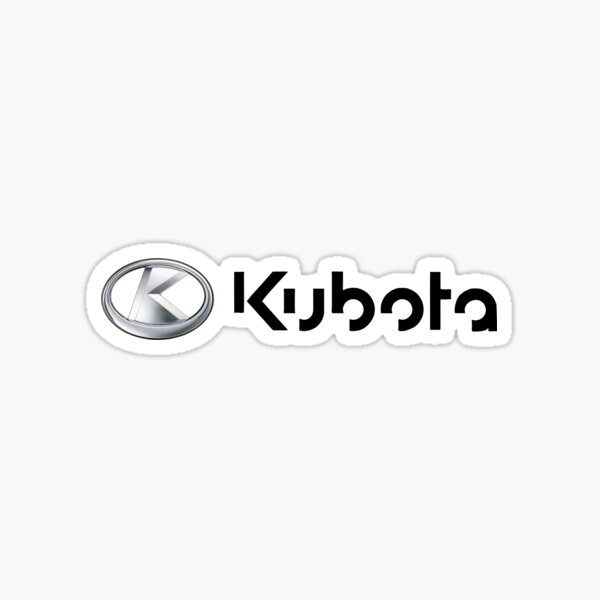 "Kubota." Sticker for Sale by Pinecattu Redbubble