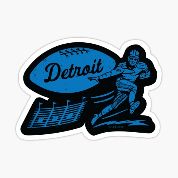 deadmansupplyco Vintage Football - Detroit Lions (White Detroit Wordmark) Women's T-Shirt