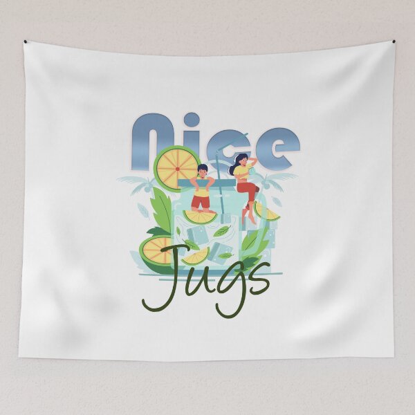 Item preview, Nice jugs, funny day designed and sold by ElegantWhale.