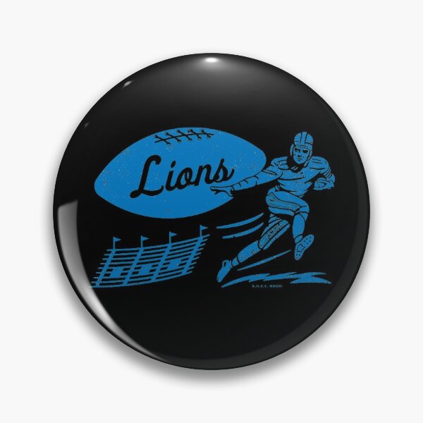 Detroit Lions Wordmark Pin