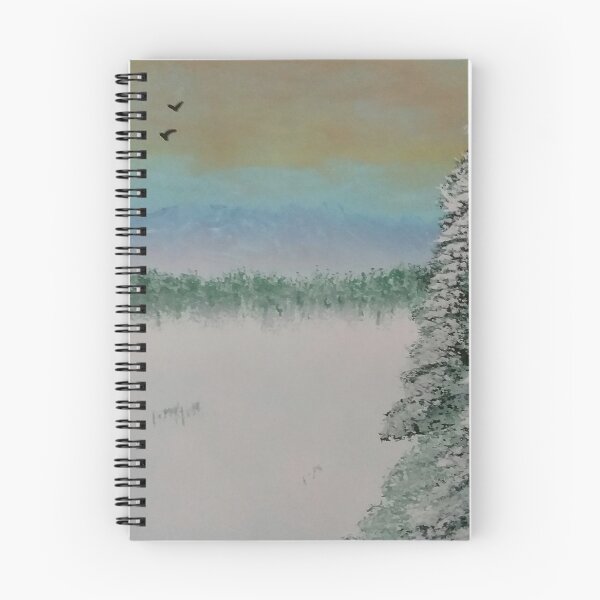 Item preview, Winter scene with pines designed and sold by edwardtiptonart.