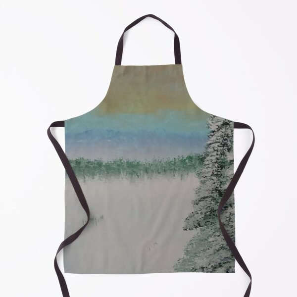 Item preview, Winter scene with pines designed and sold by edwardtiptonart.