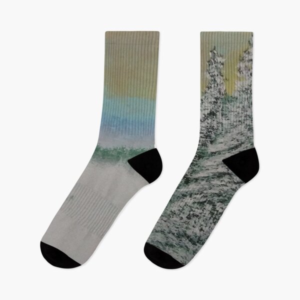 Item preview, Winter scene with pines designed and sold by edwardtiptonart.