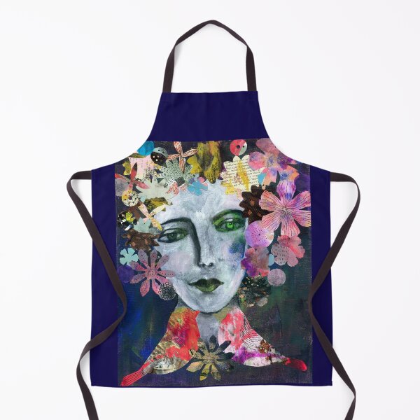 Item preview, Weird women portrait, collage shaman women face designed and sold by Zunkame.