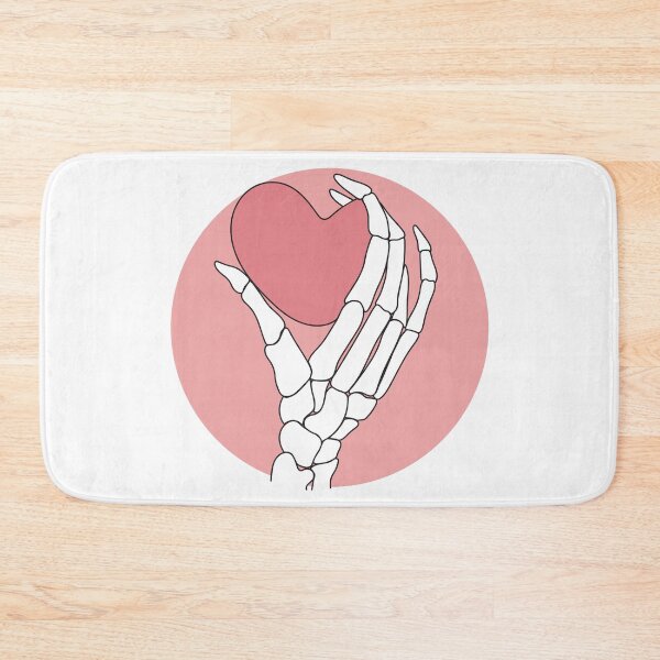 Item preview, Skeleton hand holding heart designed and sold by sophieklen.