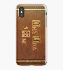 Once Upon A Time - Large Text Cover iPhone Case/Skin