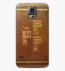 Es war einmal - große Text Cover Hülle & Klebefolie für Samsung Galaxy