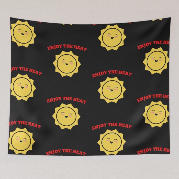 Item preview, Enjoy The Heat Smiling Sun designed and sold by BhavyaBathla.