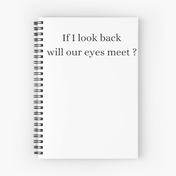 Item preview, If i look back will our eyes meet  designed and sold by Govintage.