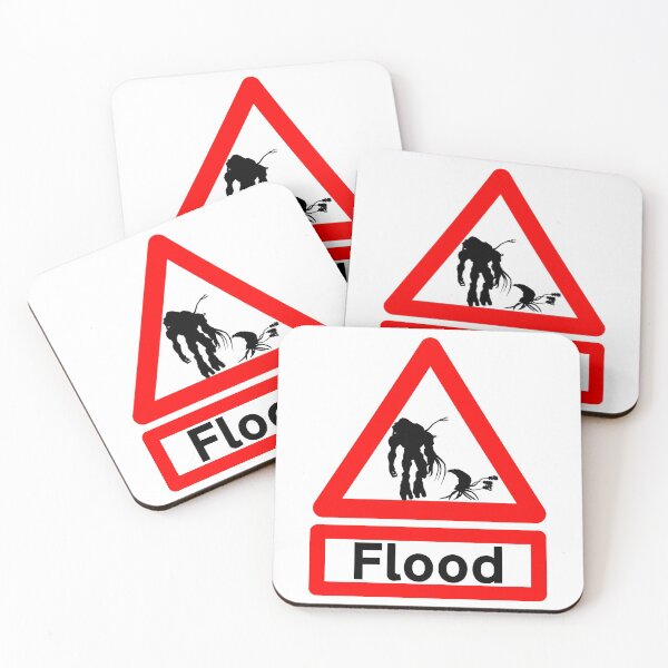 Item preview, Warning Flood designed and sold by OfficeShedInd.