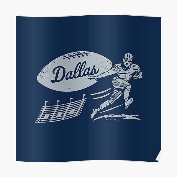 Dallas Cowboys Football Flag Poster, Dallas Cowboys Gift, Dallas Cowbo –  McQDesign