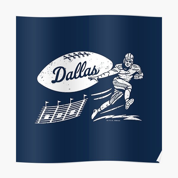 Dallas Cowboys Football Flag Poster, Dallas Cowboys Gift, Dallas Cowbo –  McQDesign