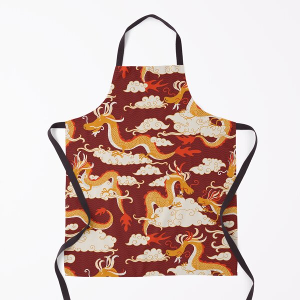 Item preview, Chinese dragons in the sky - red designed and sold by space-kitten.