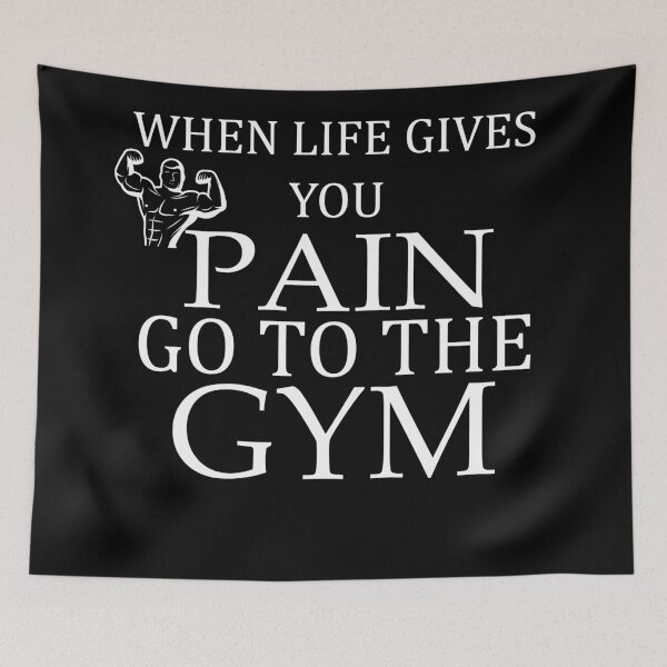 Item preview, When Life Gives You Pain, Go To The Gym designed and sold by YSNbr.