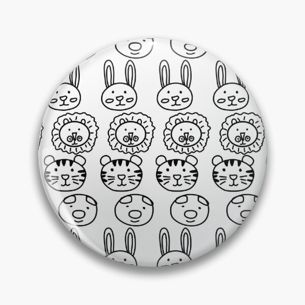 Item preview, Face cute animal pattern designed and sold by Meennieartwork.