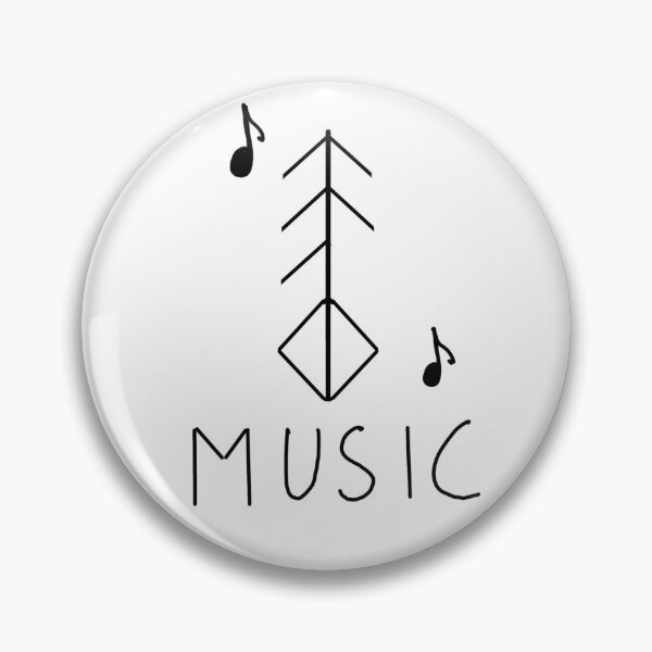 Item preview, Music rune charm norse mythology designed and sold by RosalindAudrey.