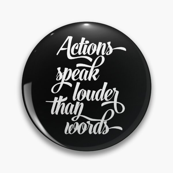 Item preview, Actions speak loader than works designed and sold by Craftaholic.