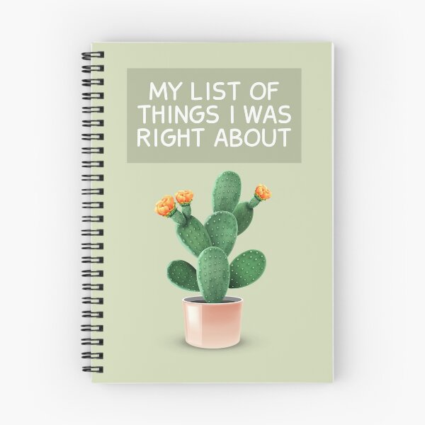 Item preview, My List Of Things I Was Right About designed and sold by JustGift.