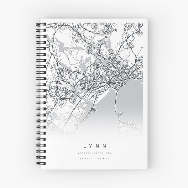 Item preview, Lynn, Massachusetts, USA Map Poster designed and sold by TheZenSprout.