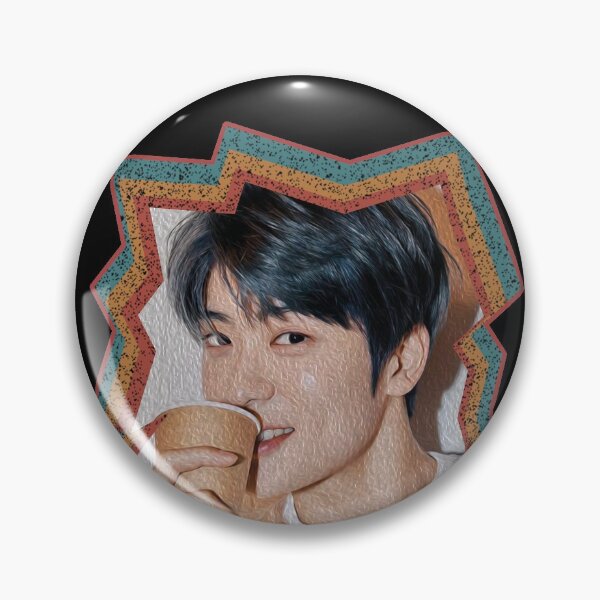 Item preview, Jeong Yuno NCT Jaehyun Korean Kpop Retro Color Oil Paint Design designed and sold by Piosenka Art.