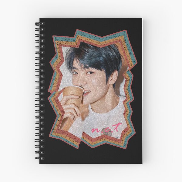Item preview, Jeong Yuno NCT Jaehyun Korean Kpop Retro Color Oil Paint Design designed and sold by Piosenka Art.
