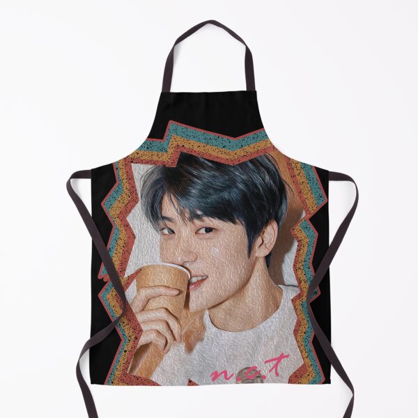 Item preview, Jeong Yuno NCT Jaehyun Korean Kpop Retro Color Oil Paint Design designed and sold by Piosenka Art.