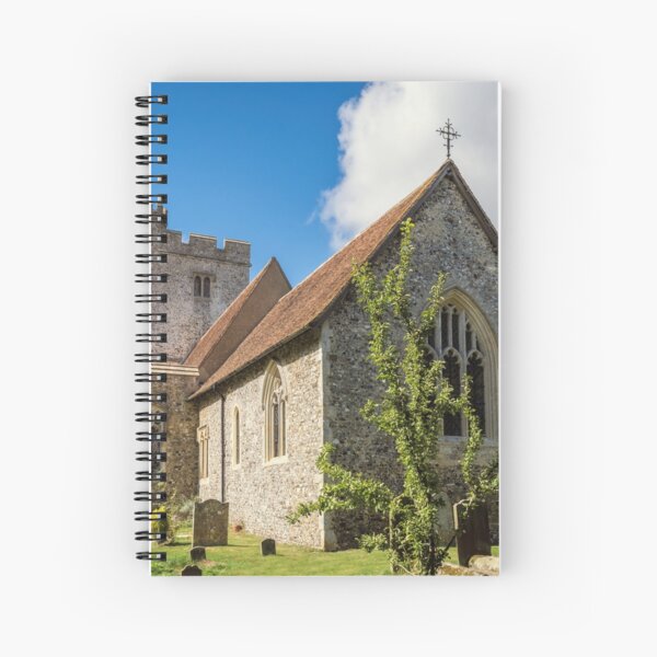 The parish church of Saint Cosmas and Saint Damian Spiral Notebook