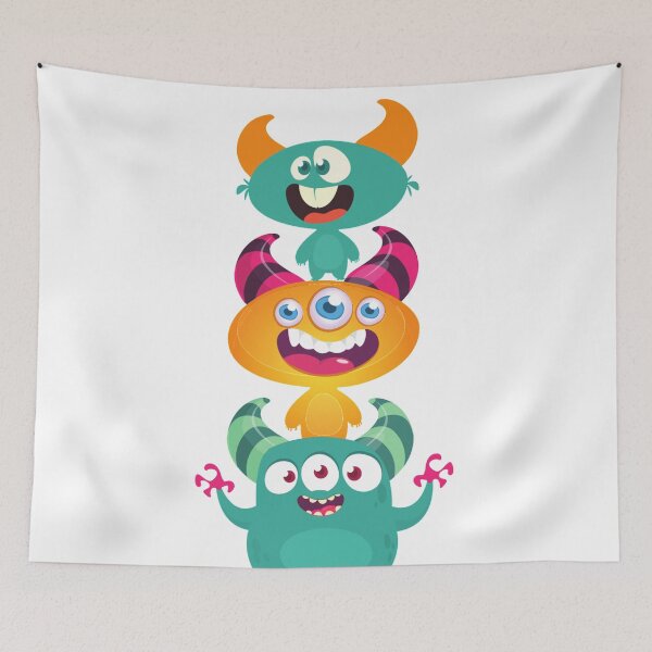 Item preview, Тhree Мonsters Inc Scary Animation Joke Viral Crazy Funny Monster designed and sold by DaniVi.