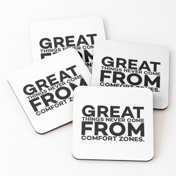 Item preview, Great Things Never Come From Comfort Zones designed and sold by Twittlefish.