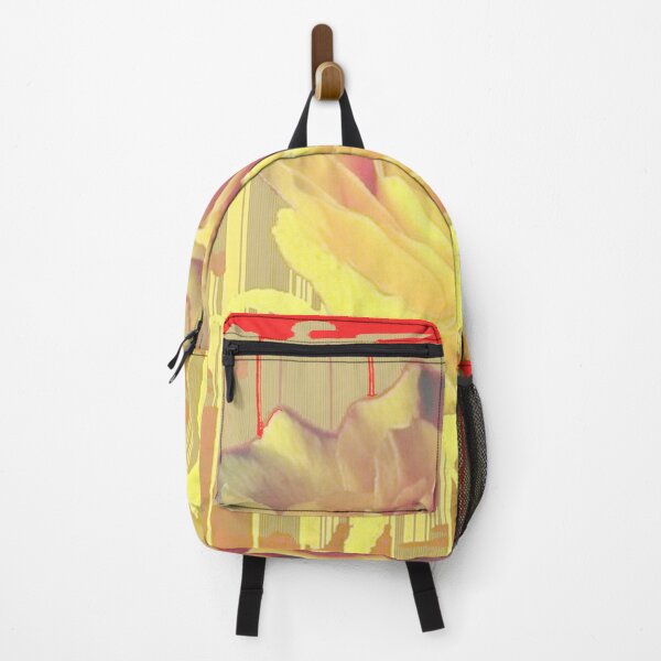 Item preview, YELLOW ROSE OF TEXAS IN RED MODERN ART STYLE designed and sold by sharlesart.
