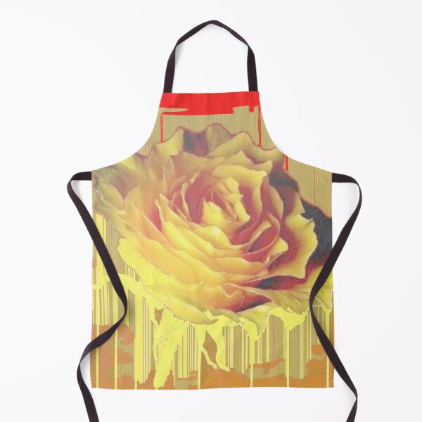 Item preview, YELLOW ROSE OF TEXAS IN RED MODERN ART STYLE designed and sold by sharlesart.