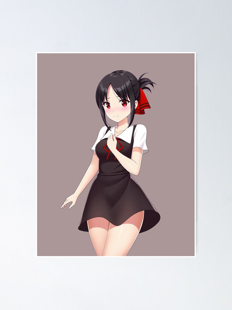 Kaguya Shinomiya Kaguya Sama Love Is War Anime Waifu Poster By Waifuclub Redbubble