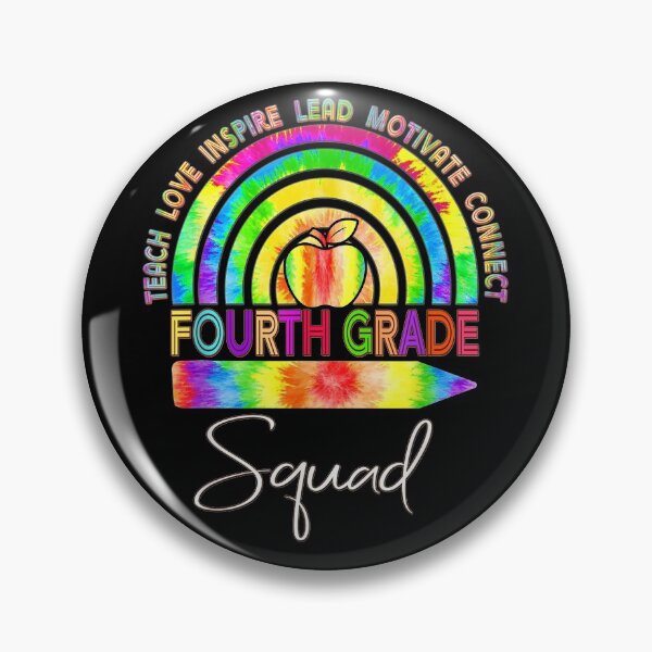 Item preview, 4th Fourth Grade Teacher Squad Tie Dye Rainbow designed and sold by kossbus91.