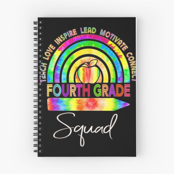 Item preview, 4th Fourth Grade Teacher Squad Tie Dye Rainbow designed and sold by kossbus91.