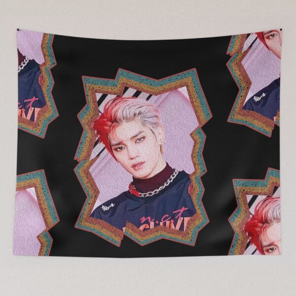 Item preview, Lee Taeyong NCT Taeyong Korean Kpop Retro Color Oil Paint Design designed and sold by Piosenka Art.