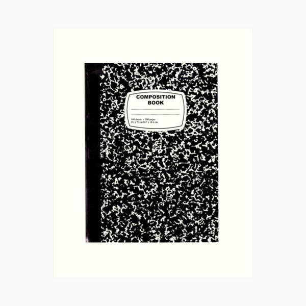 Item preview, Composition book back to school | Eva Kiseleva designed and sold by Eva Kiseleva.