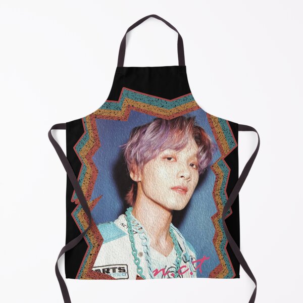 Item preview, Lee Donghyuck NCT Haechan Korean Kpop Retro Color Oil Paint Design designed and sold by Piosenka Art.