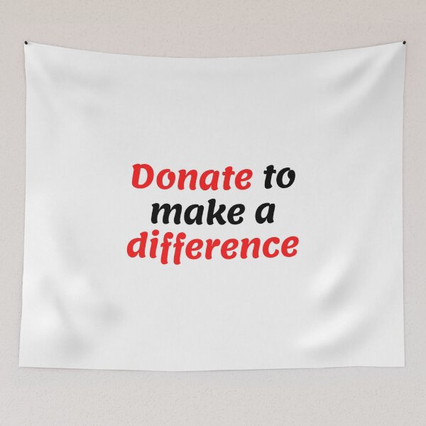 Item preview, International Day of Charity - Donate to make a difference designed and sold by Tshirtpedia.
