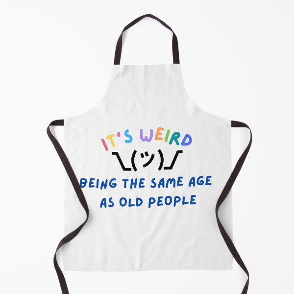 Item preview, Its weird being the same age as old people rainbow font - Funny, witty, birthday gifts designed and sold by Teetee94.