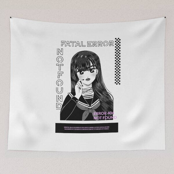 Item preview, Anime Female Character - Fatal Error designed and sold by AnimeClothing4.