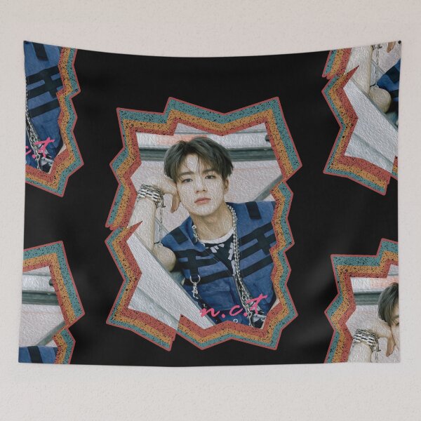Item preview, Lee Jeno NCT Jeno Korean Kpop Retro Color Oil Paint Design designed and sold by Piosenka Art.
